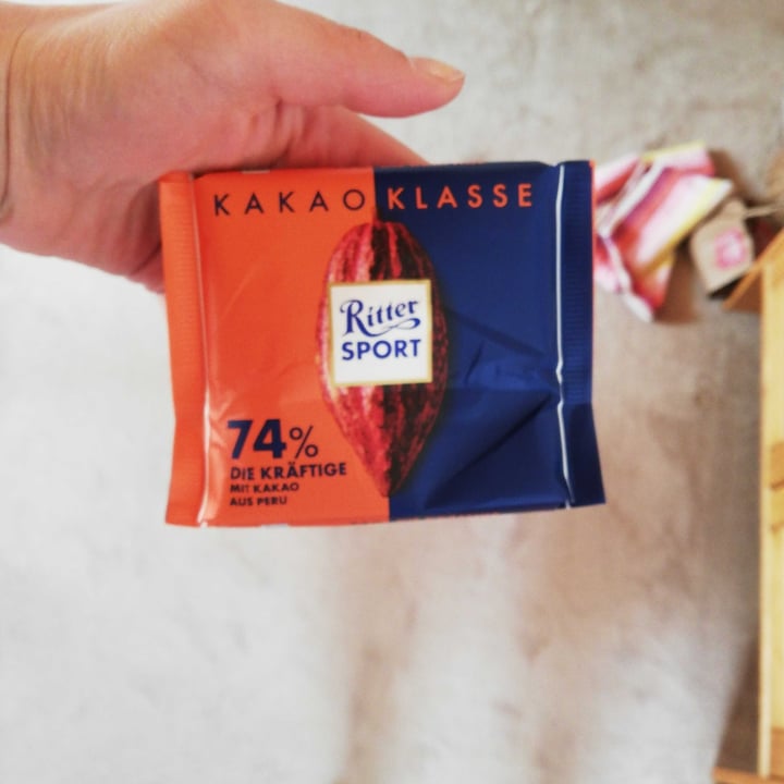 review photo of Ritter Sport Intense 74% Cocoa Dark Chocolate shared by @ilaria0 on 15 Apr 2022 - review
