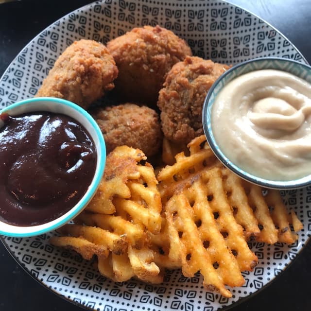 Photo of the dish “Chicken And Waffle Fries (special)”