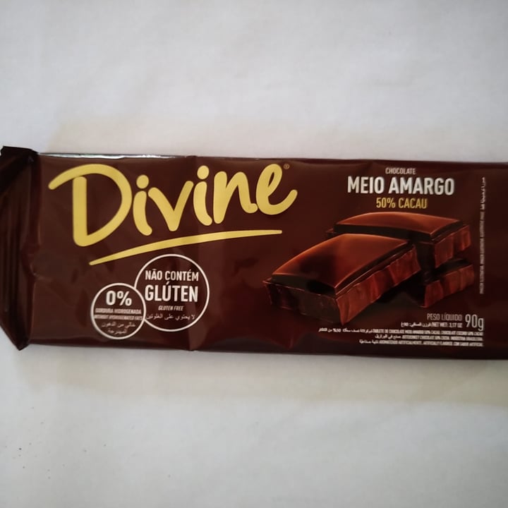 photo of Divine Chocolate Chocolate meio amargo 50% cacau shared by @lucianeschmidt on  09 Feb 2022 - review