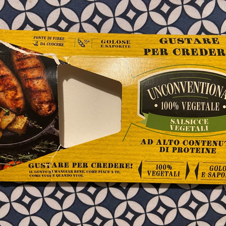 photo of Unconventional Salsicce Vegetali - Sausages shared by @veronicachristofidis on  17 May 2022 - review