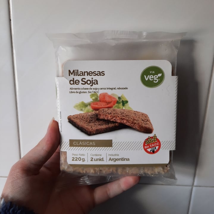 photo of Via Veg Milanesas De Soja shared by @vegaly on  30 Aug 2021 - review