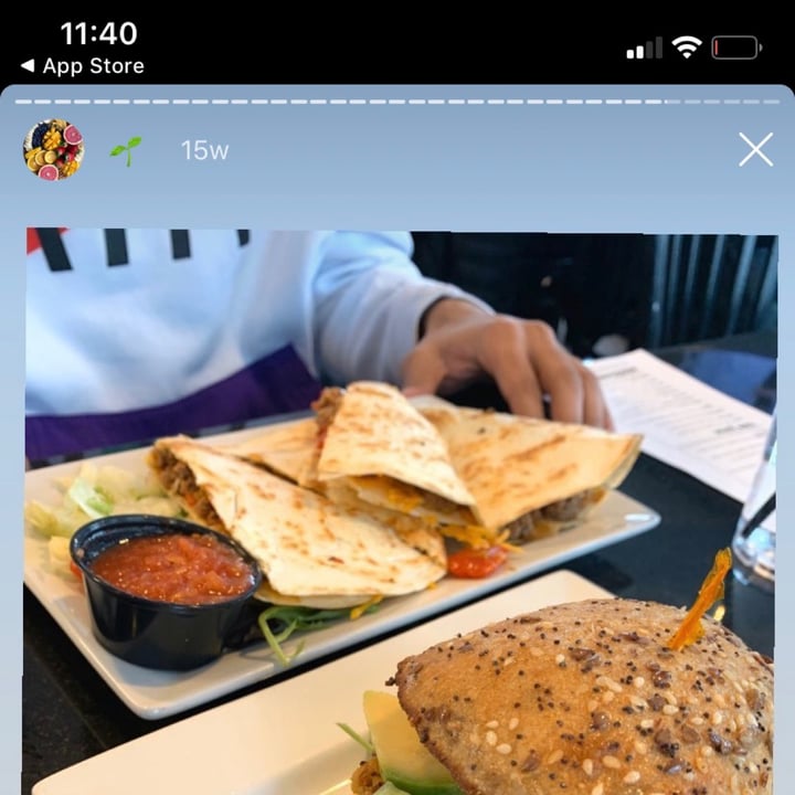 photo of chomp rochester Impossible Quesadilla shared by @nnadolna on  15 Jun 2020 - review