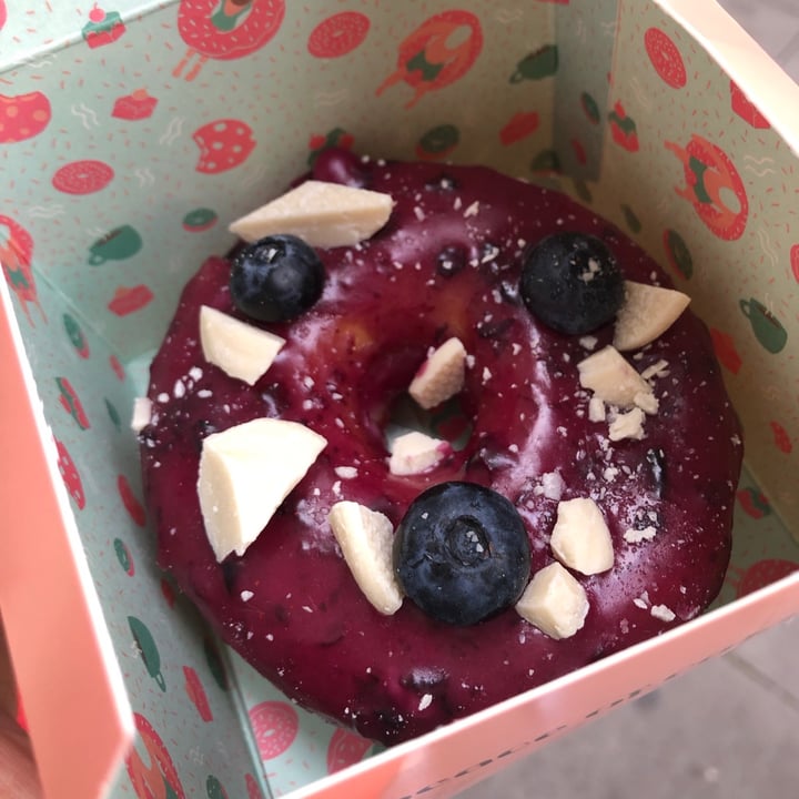 photo of Kjeks - Vegan Cakeshop Blueberry Shock Doughnut shared by @ginevrafigini on  27 Jul 2021 - review