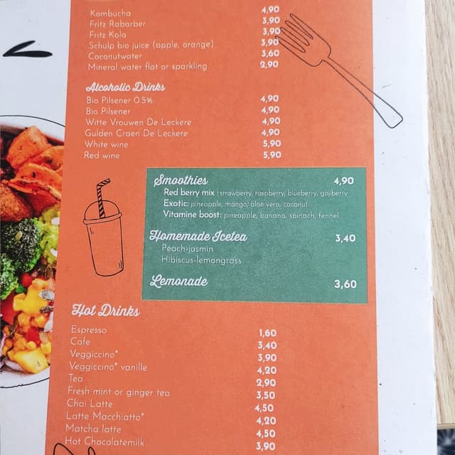 Foto do prato “exotic smoothie”