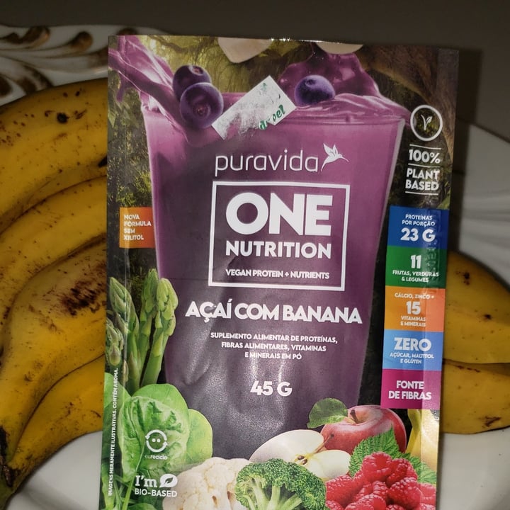 review photo of puravida One nutrition sabor Açai com Banana shared by @cintiafett on 08 Aug 2022 - review