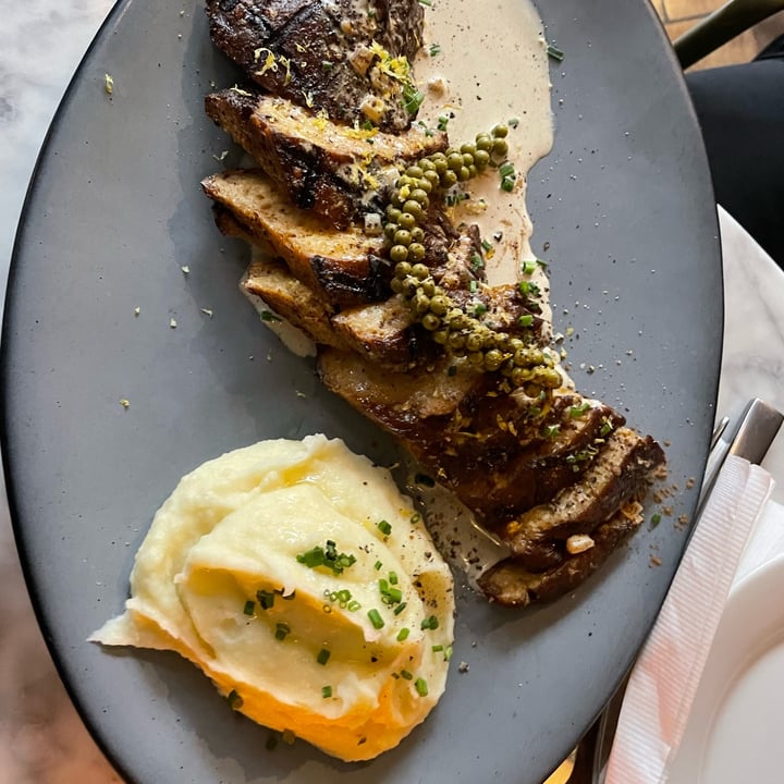 review photo of Willow Vegan Bistro lemon pepper steak shared by @vikrossi on 21 Oct 2022 - review