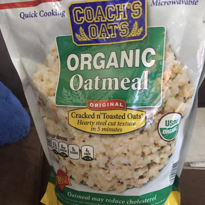photo of Coach’s Oats Organic Steel Cut Oats shared by @emmc1 on  13 May 2020 - review