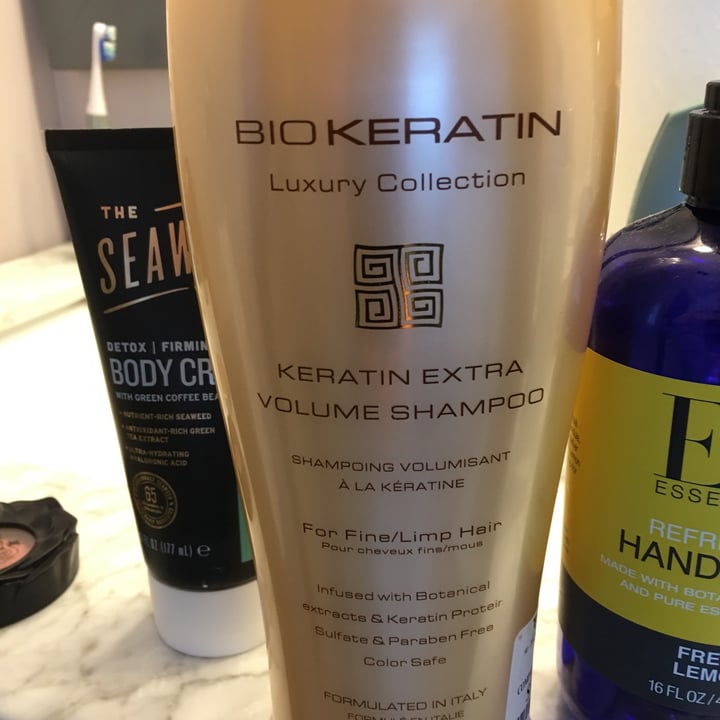 photo of Bio Keratin luxury collection  volume shampoo  shared by @sdigiacomo on  05 Nov 2020 - review