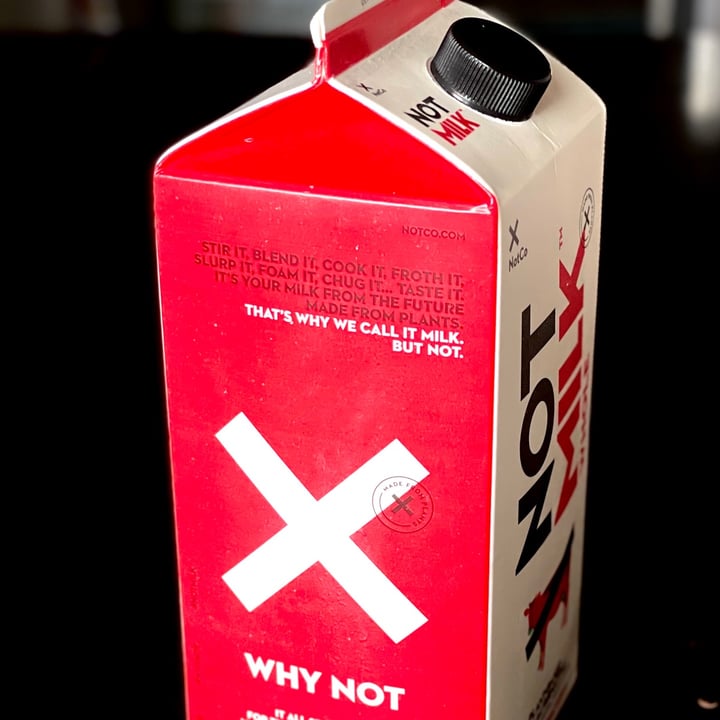 photo of NotCo Not Milk Whole shared by @thepodfather on  14 Aug 2021 - review