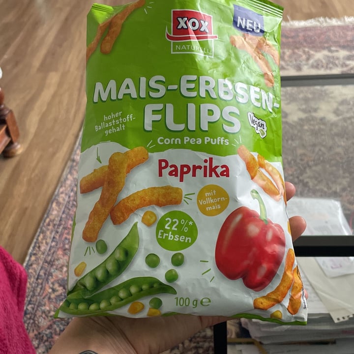 photo of xox naturell mais erbsen flips shared by @lalucyinthesky on  13 Dec 2022 - review