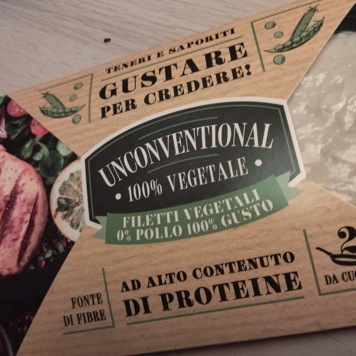 photo of Unconventional Filetti Vegetali 0% Pollo 100% Gusto - Plant Based Fillet shared by @francesca110 on  18 Feb 2022 - review