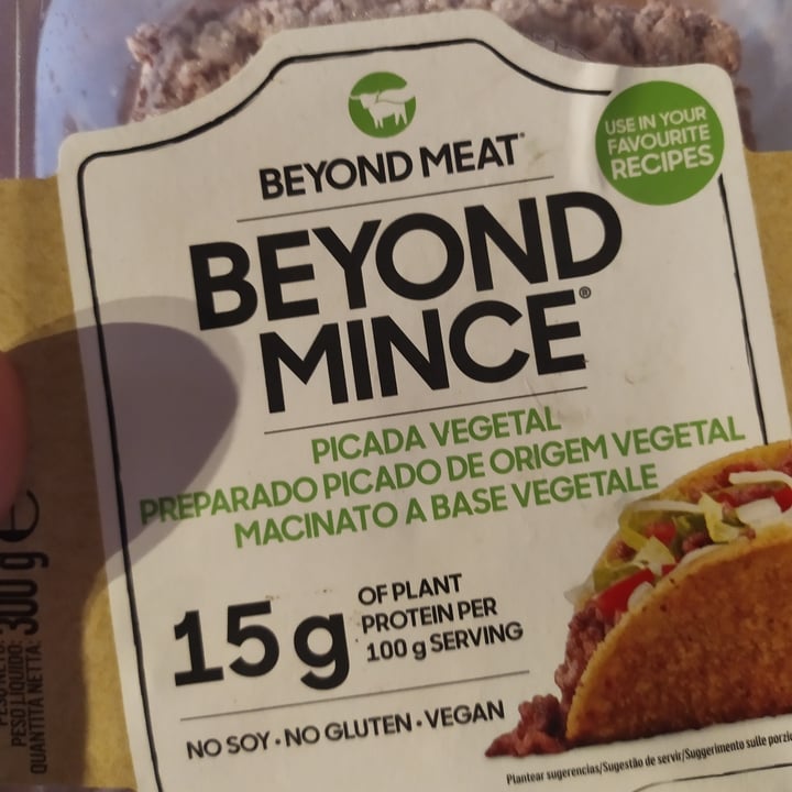 photo of Beyond Meat carne picada vegana shared by @jessvegan87 on  19 May 2022 - review