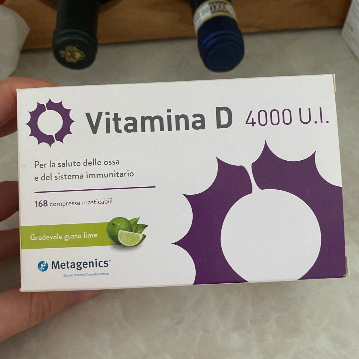 Vitamine D3 4000 UI - 100 Capsules Végétariennes Vita World (Allemagne)