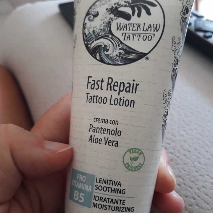 review photo of Water Law Tattoo Fast Repair Tattoo Lotion shared by @ckinik on 30 Jul 2021 - review