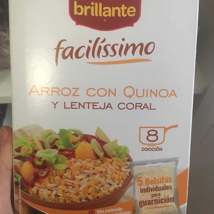 photo of Brillante Arroz con quinoa y lenteja coral shared by @claudiadelmonte on  16 Mar 2022 - review