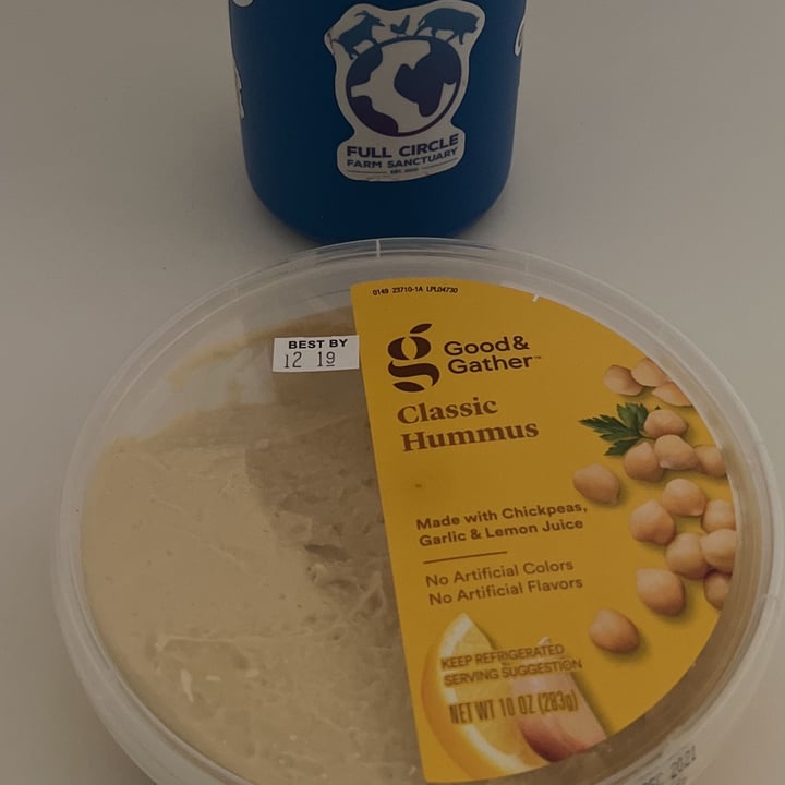 photo of Good & Gather Classic hummus shared by @courtlynn on  21 Nov 2021 - review