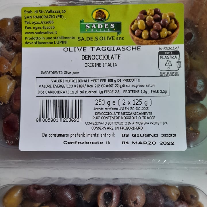 review photo of Sades olive Olive taggiasche denocciolate shared by @lallafeste on 12 Apr 2022 - review