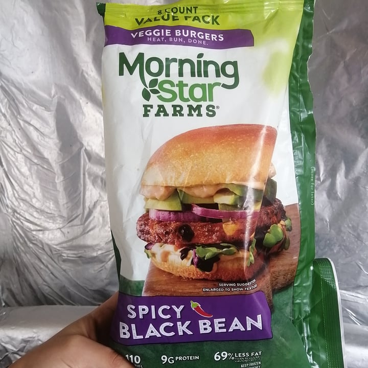 photo of MorningStar Farms Spicy Black Bean Burger shared by @diana00 on  10 Sep 2021 - review
