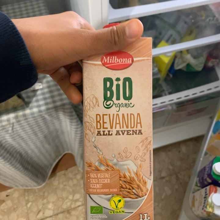 photo of Milbona Bebida de avena Bio shared by @muad on  18 Dec 2021 - review