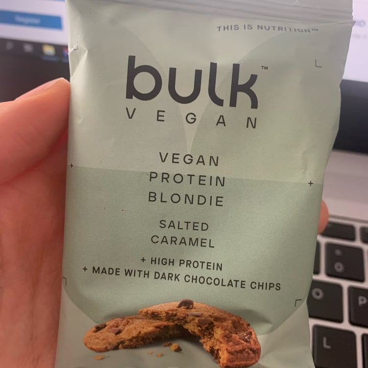 review photo of Bulk Vegan Protein Blondie Salted Caramel shared by @ilariamercury on 10 Apr 2022 - review