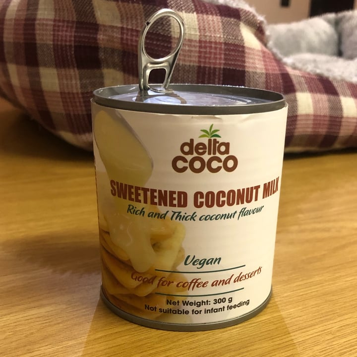 photo of Delta Coco Sweetened coconut milk shared by @rufusandco on  13 Dec 2021 - review