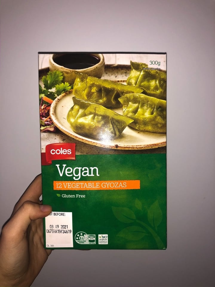 review photo of coles vegan coles vegan gyozas shared by @tanieshalynette on 02 Jan 2020 - review
