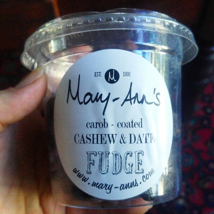 photo of Mary-Ann’s Carob-coated Cashew & Date Fudge shared by @natanya on  21 Mar 2021 - review