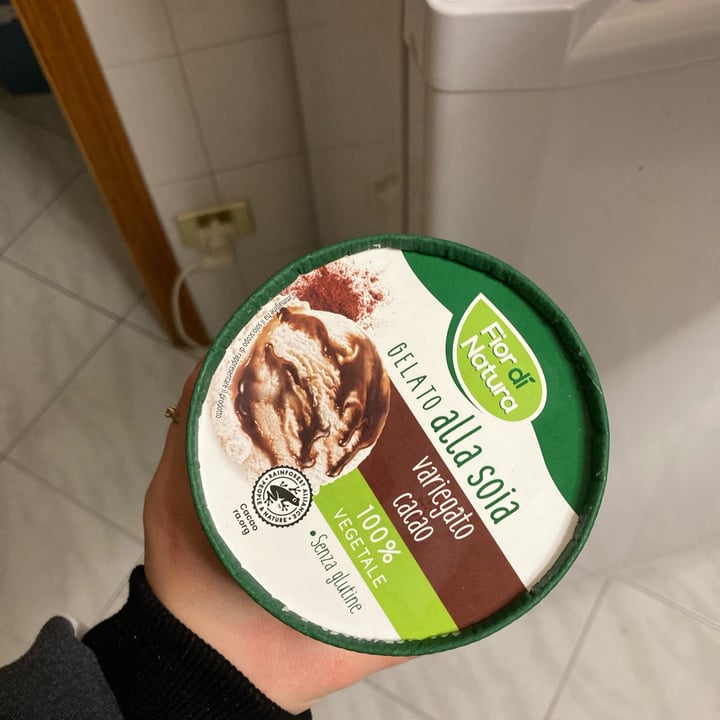 review photo of Fior di Natura Gelato Alla Soia Variegato Cacao shared by @margh3r1ta on 27 Jan 2022 - review
