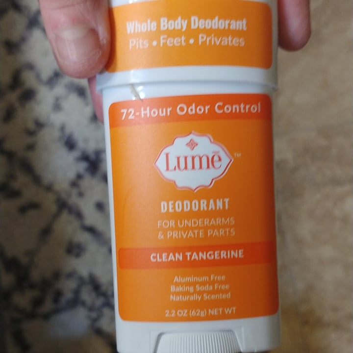 photo of Lume Lume Deodorant shared by @livewithintegrity on  12 Dec 2021 - review