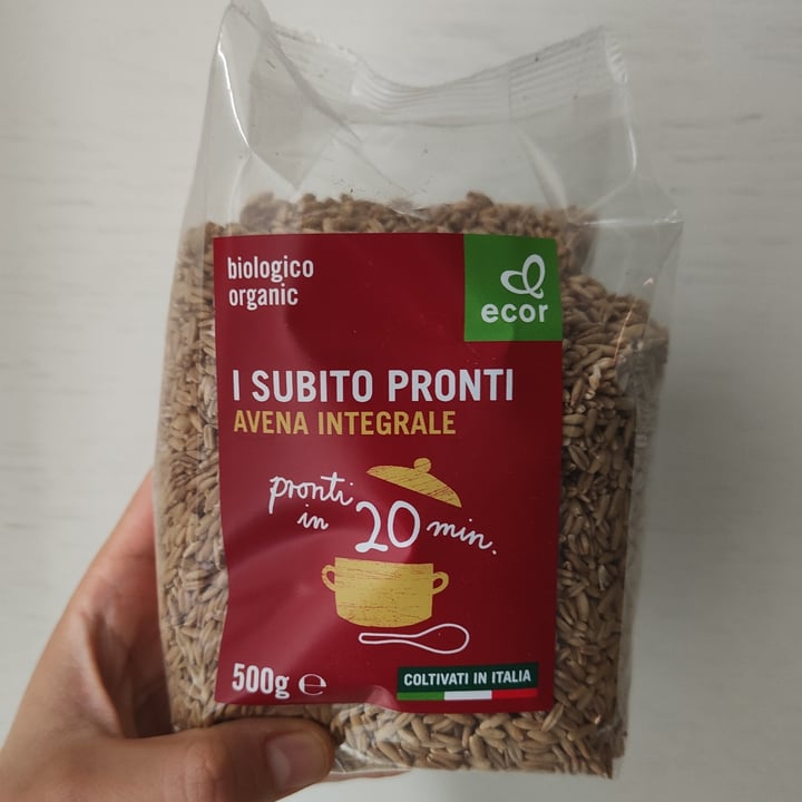 review photo of Ecor I Subito Pronti Avena Integrale shared by @lucasilecchia on 29 May 2022 - review