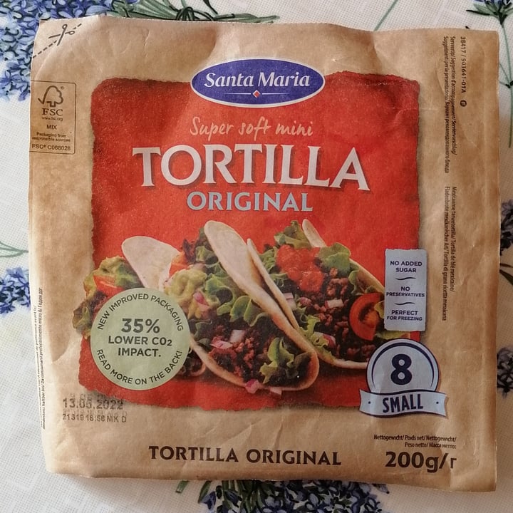 photo of Santa María Super Soft Mini Tortilla shared by @sarapey on  08 Apr 2022 - review