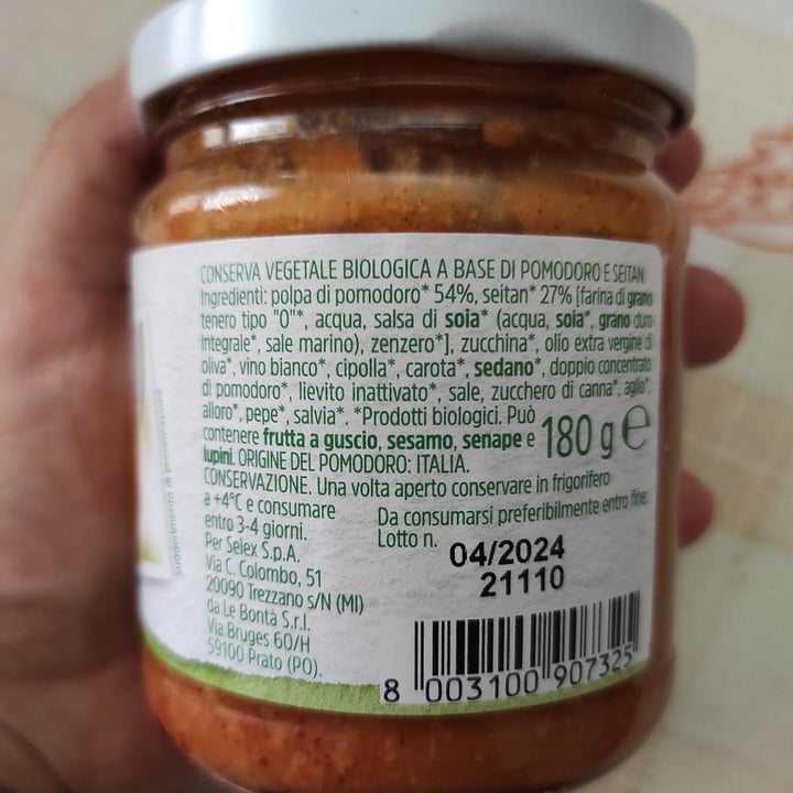 photo of Selex Sugo con seitan shared by @foodmap on  21 Apr 2022 - review