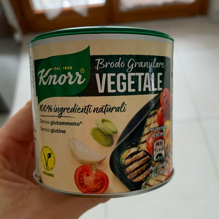 photo of Knorr Brodo granulare vegetale shared by @vegzari on  04 Jan 2022 - review
