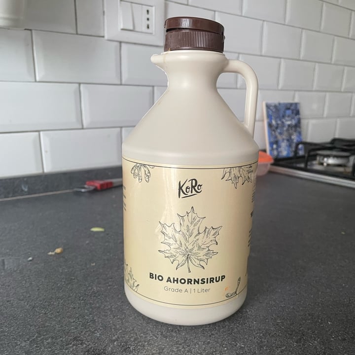 review photo of Koro Bio Ahorn Syrup shared by @valebrown on 14 Mar 2022 - review