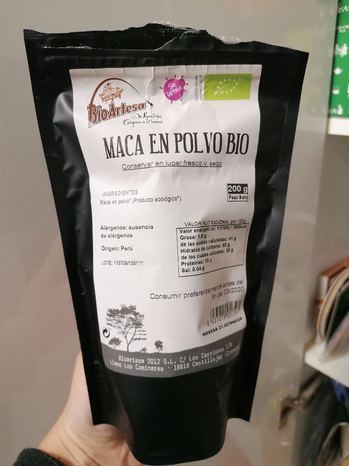 photo of Bioartesa Maca shared by @sermaesrebes on  13 Feb 2020 - review