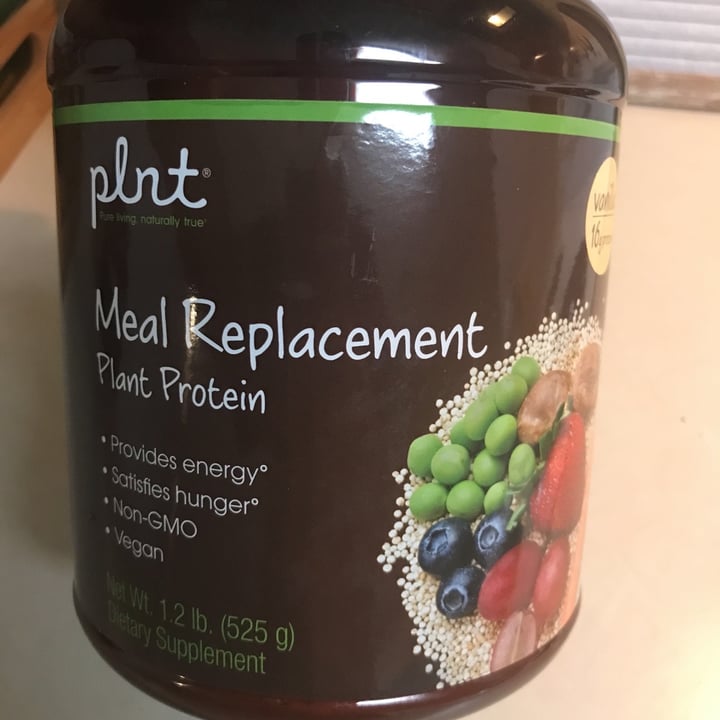 photo of PLNT (Pure living naturally true) Meal Replacement Plant Protein Supplement - Vanilla shared by @mahalsoleil on  24 Jun 2020 - review