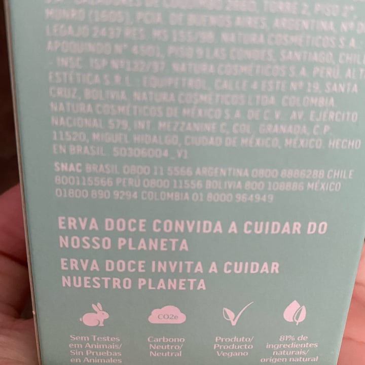 photo of Natura Desodorante en Crema Antitranspirante Erva Doce shared by @denisewada on  06 May 2022 - review