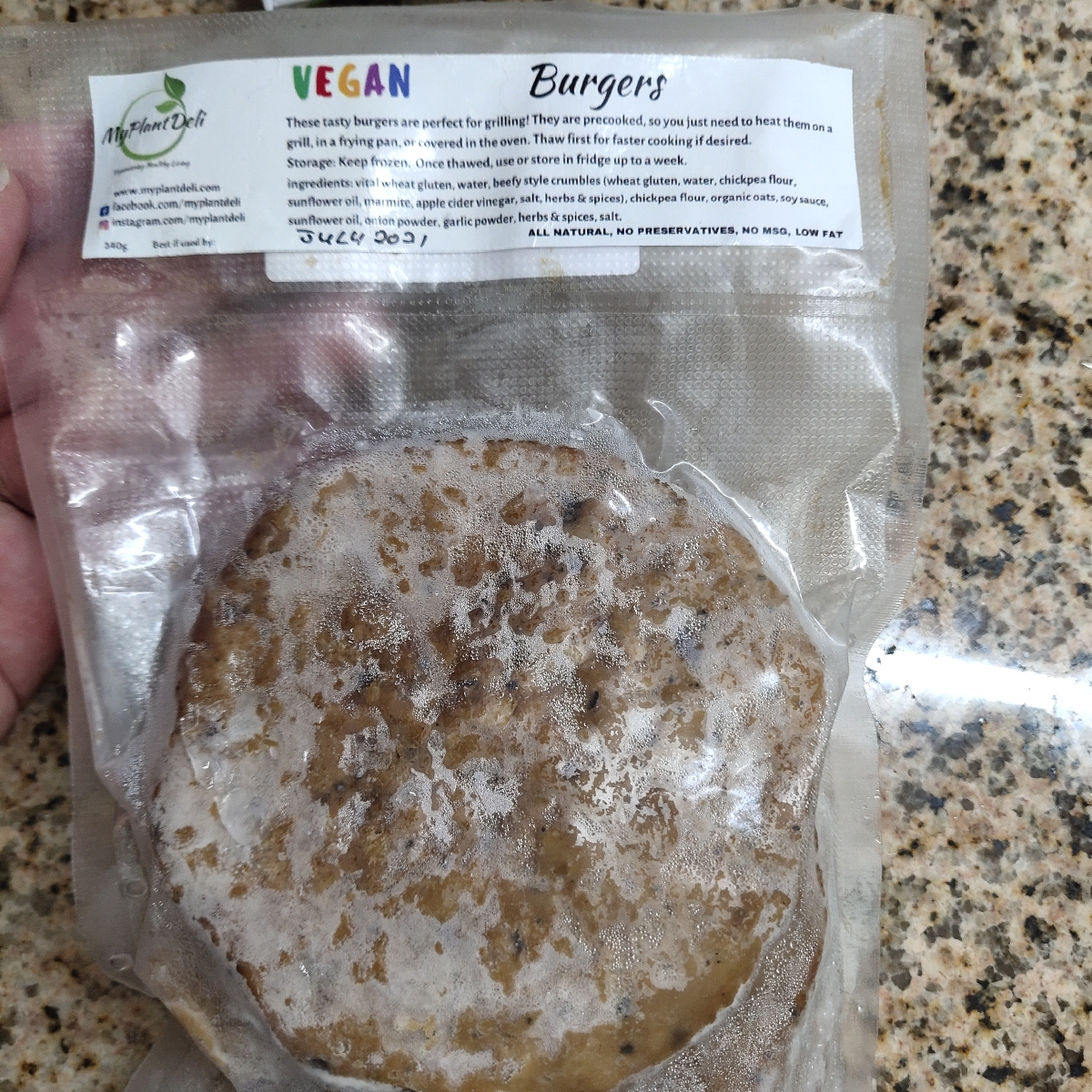 Vegan Burger from MyPlantDeli - Vegan Product Reviews & Ratings | abillion