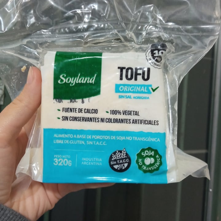 photo of SoyLand Tofu Original Sin Sal shared by @nazamartinez on  04 Sep 2022 - review