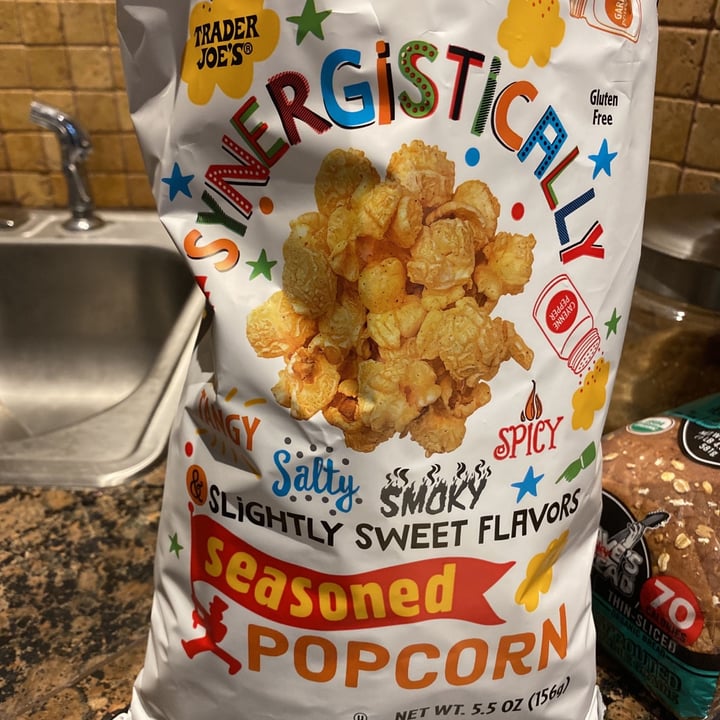 review photo of Trader Joe's Synergistically Seasoned Popcorn shared by @sjmeans on 24 Jun 2021 - review