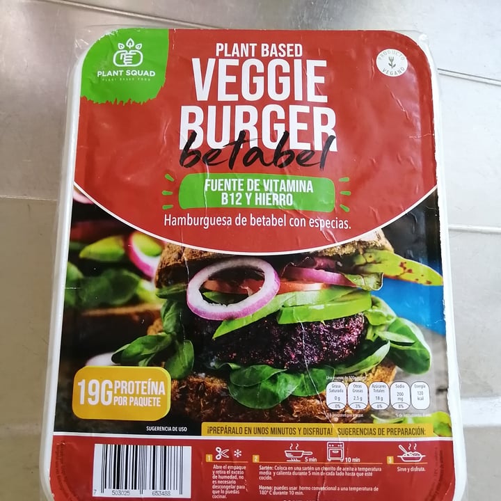 photo of Plant Squad Hamburguesa Veggie de Superfoods shared by @arturitob2 on  21 Nov 2020 - review