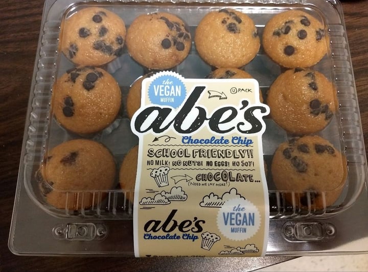 photo of Abe's Vegan Muffins Abe's Chocolate Chip Mini Muffins shared by @veganforthem on  23 Dec 2019 - review