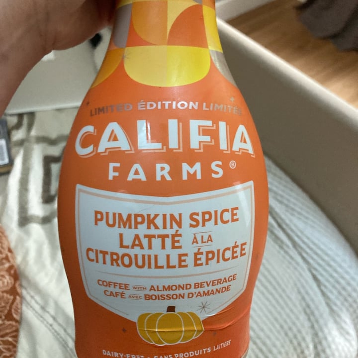 photo of Califia Farms Pumpkin Spice Latte Cold Brew Coffee With Almond Milk shared by @cherylje on  12 Sep 2022 - review