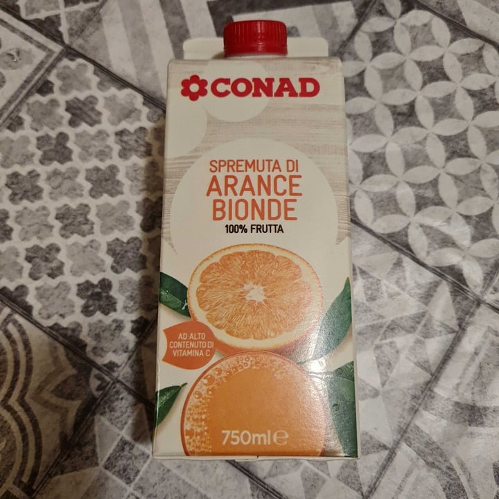photo of Conad Spremuta Arance Bionde shared by @jabber on  18 Apr 2022 - review