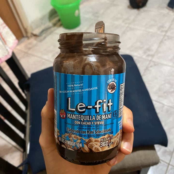 photo of Le-Fit Mantequilla De Mani Dark Chocolate shared by @inespressable on  21 Nov 2022 - review