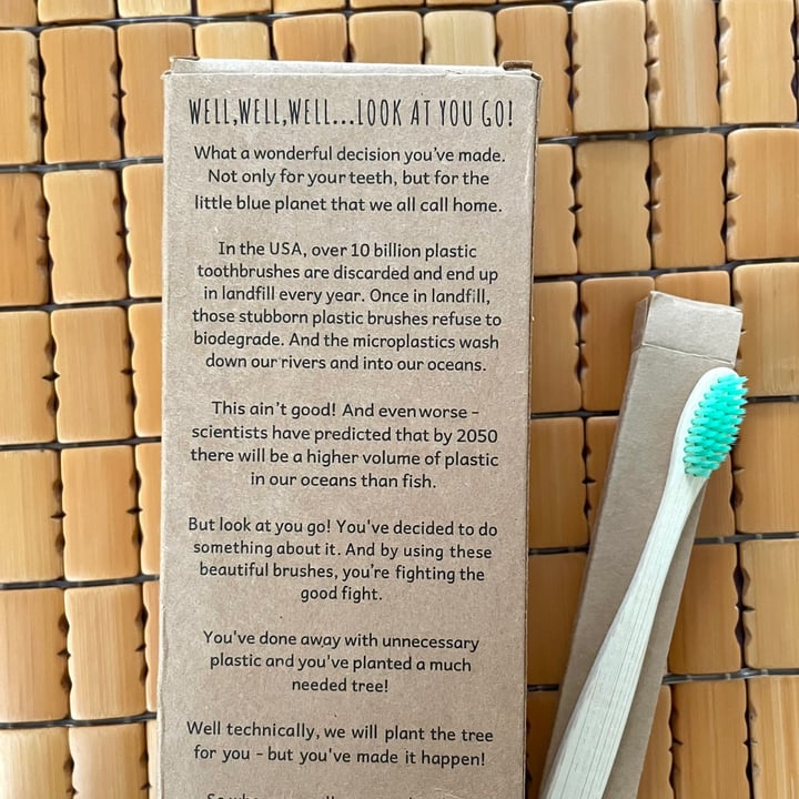 photo of The Brush Brand Biodegradable Eco-friendly Bamboo Toothbrush 10 pack shared by @aqualing on  07 Jul 2021 - review
