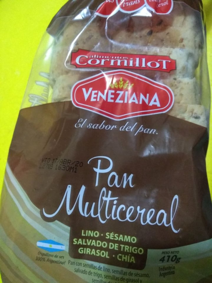 photo of Veneziana Pan Multicereal shared by @garompahumana on  09 Apr 2020 - review