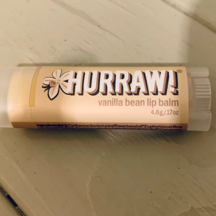 photo of Hurraw! Vanilla Bean Lip Balm shared by @allhess on  25 Aug 2020 - review