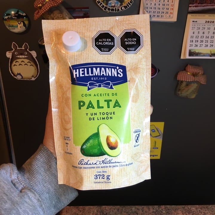 photo of Hellmann’s Mayonesa Vegana con Aceite De Palta y un Toque de Limon shared by @javikun on  14 Oct 2020 - review