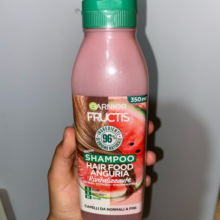 photo of Garnier shampoo hair food anguria rivitalizzante shared by @frafedele on  04 Jun 2022 - review